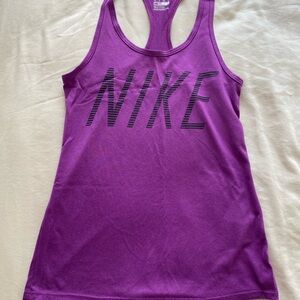 Nike Women’s Magenta Purple Training Racerback Tank Top